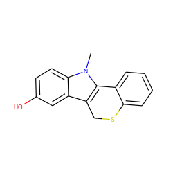 Cn1c2c(c3cc(O)ccc31)CSc1ccccc1-2 ZINC000034801479