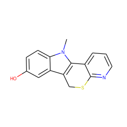 Cn1c2c(c3cc(O)ccc31)CSc1ncccc1-2 ZINC000034801473