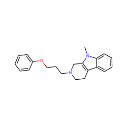 Cn1c2c(c3ccccc31)CCN(CCCOc1ccccc1)C2 ZINC000013526519