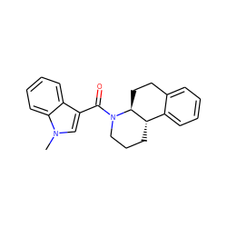 Cn1cc(C(=O)N2CCC[C@H]3c4ccccc4CC[C@@H]32)c2ccccc21 ZINC000096169326