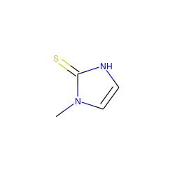 Cn1cc[nH]c1=S ZINC000001187543