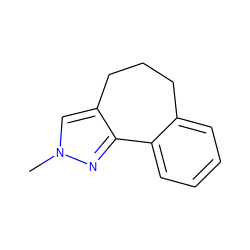 Cn1cc2c(n1)-c1ccccc1CCC2 ZINC000013537833