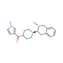 Cn1ccc(C(=O)C2CCN([C@@H]3Cc4ccccc4C[C@H]3O)CC2)c1 ZINC000096273577