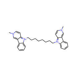 Cn1ccc2[n+](CCCCCCCC[n+]3c4ccn(C)cc-4c4ccccc43)c3ccccc3c-2c1 ZINC000473111512