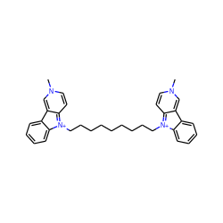 Cn1ccc2[n+](CCCCCCCCC[n+]3c4ccn(C)cc-4c4ccccc43)c3ccccc3c-2c1 ZINC000473111448