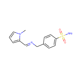 Cn1cccc1/C=N/Cc1ccc(S(N)(=O)=O)cc1 ZINC000028968181