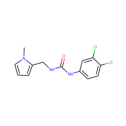 Cn1cccc1CNC(=O)Nc1ccc(Cl)c(Cl)c1 ZINC000000221053