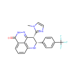 Cn1ccnc1[C@H]1c2n[nH]c(=O)c3cccc(c23)N[C@H]1c1ccc(C(F)(F)F)cc1 ZINC000118624487