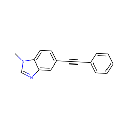 Cn1cnc2cc(C#Cc3ccccc3)ccc21 ZINC000066156764