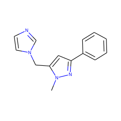 Cn1nc(-c2ccccc2)cc1Cn1ccnc1 ZINC001772583462