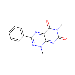 Cn1nc(-c2ccccc2)nc2c(=O)n(C)c(=O)nc1-2 ZINC000000267655