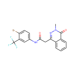 Cn1nc(CC(=O)Nc2ccc(Br)c(C(F)(F)F)c2)c2ccccc2c1=O ZINC000022906586