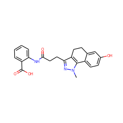 Cn1nc(CCC(=O)Nc2ccccc2C(=O)O)c2c1-c1ccc(O)cc1CC2 ZINC000040939835