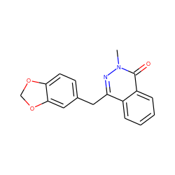 Cn1nc(Cc2ccc3c(c2)OCO3)c2ccccc2c1=O ZINC000026250531