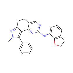 Cn1nc2c(c1-c1ccccc1)-c1nc(Nc3cccc4c3OCC4)ncc1CC2 ZINC000169702146