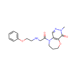 Cn1ncc2c(c1=O)OCCCN2C(=O)CNCCOc1ccccc1 ZINC000026727978