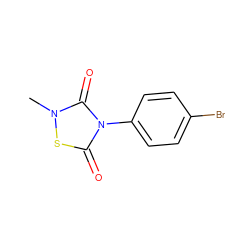 Cn1sc(=O)n(-c2ccc(Br)cc2)c1=O ZINC000013472767