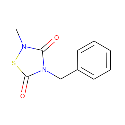 Cn1sc(=O)n(Cc2ccccc2)c1=O ZINC000000027361