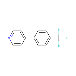 FC(F)(F)c1ccc(-c2ccncc2)cc1 ZINC000032254083