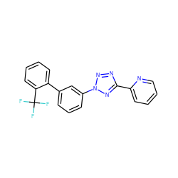 FC(F)(F)c1ccccc1-c1cccc(-n2nnc(-c3ccccn3)n2)c1 ZINC000028383125