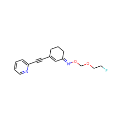 FCCOCO/N=C1/C=C(C#Cc2ccccn2)CCC1 ZINC000049071603