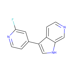 Fc1cc(-c2c[nH]c3cnccc23)ccn1 ZINC001245394640