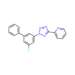 Fc1cc(-c2ccccc2)cc(-n2nnc(-c3ccccn3)n2)c1 ZINC000028398140