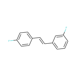 Fc1ccc(/C=C/c2cccc(F)c2)cc1 ZINC000103293595