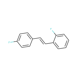 Fc1ccc(/C=C/c2ccccc2F)cc1 ZINC000103296841