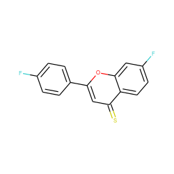 Fc1ccc(-c2cc(=S)c3ccc(F)cc3o2)cc1 ZINC000045368089