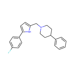 Fc1ccc(-c2ccc(CN3CCC(c4ccccc4)CC3)[nH]2)cc1 ZINC000029567532