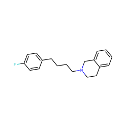 Fc1ccc(CCCCN2CCc3ccccc3C2)cc1 ZINC000653886924