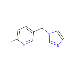 Fc1ccc(Cn2ccnc2)cn1 ZINC000095591231