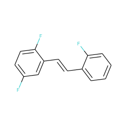 Fc1ccc(F)c(/C=C/c2ccccc2F)c1 ZINC001772653410