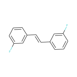 Fc1cccc(/C=C/c2cccc(F)c2)c1 ZINC000114424085