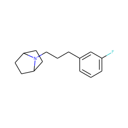 Fc1cccc(CCCN2C3CCC2CC3)c1 ZINC000084758061