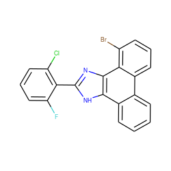 Fc1cccc(Cl)c1-c1nc2c([nH]1)c1ccccc1c1cccc(Br)c12 ZINC000045255931