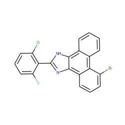 Fc1cccc(Cl)c1-c1nc2c3cccc(Br)c3c3ccccc3c2[nH]1 ZINC000045245827