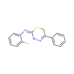 Fc1ccccc1/N=C1\NN=C(c2ccccc2)CS1 ZINC000005156912