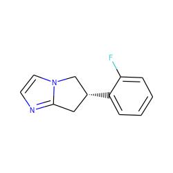 Fc1ccccc1[C@@H]1Cc2nccn2C1 ZINC000040401867