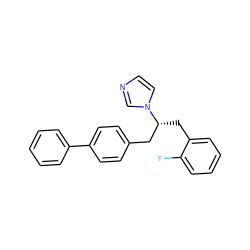 Fc1ccccc1C[C@H](Cc1ccc(-c2ccccc2)cc1)n1ccnc1 ZINC000045497016