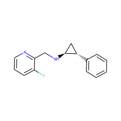 Fc1cccnc1CN[C@H]1C[C@@H]1c1ccccc1 ZINC000113361902