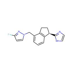 Fc1ccn(Cc2cccc3c2CC[C@H]3c2ncc[nH]2)n1 ZINC000040900157