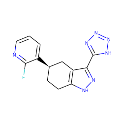 Fc1ncccc1[C@@H]1CCc2[nH]nc(-c3nnn[nH]3)c2C1 ZINC000101278572