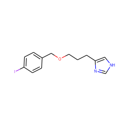 Ic1ccc(COCCCc2c[nH]cn2)cc1 ZINC000005117186