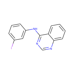 Ic1cccc(Nc2ncnc3ccccc23)c1 ZINC000000151214