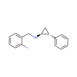 Ic1ccccc1CN[C@H]1C[C@@H]1c1ccccc1 ZINC000063546578