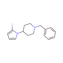 Ic1cccn1C1CCN(Cc2ccccc2)CC1 ZINC000020358060