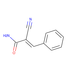 N#C/C(=C\c1ccccc1)C(N)=O ZINC000000132702