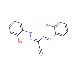 N#C/C(N=Nc1ccccc1O)=N/Nc1ccccc1O ZINC000254136719